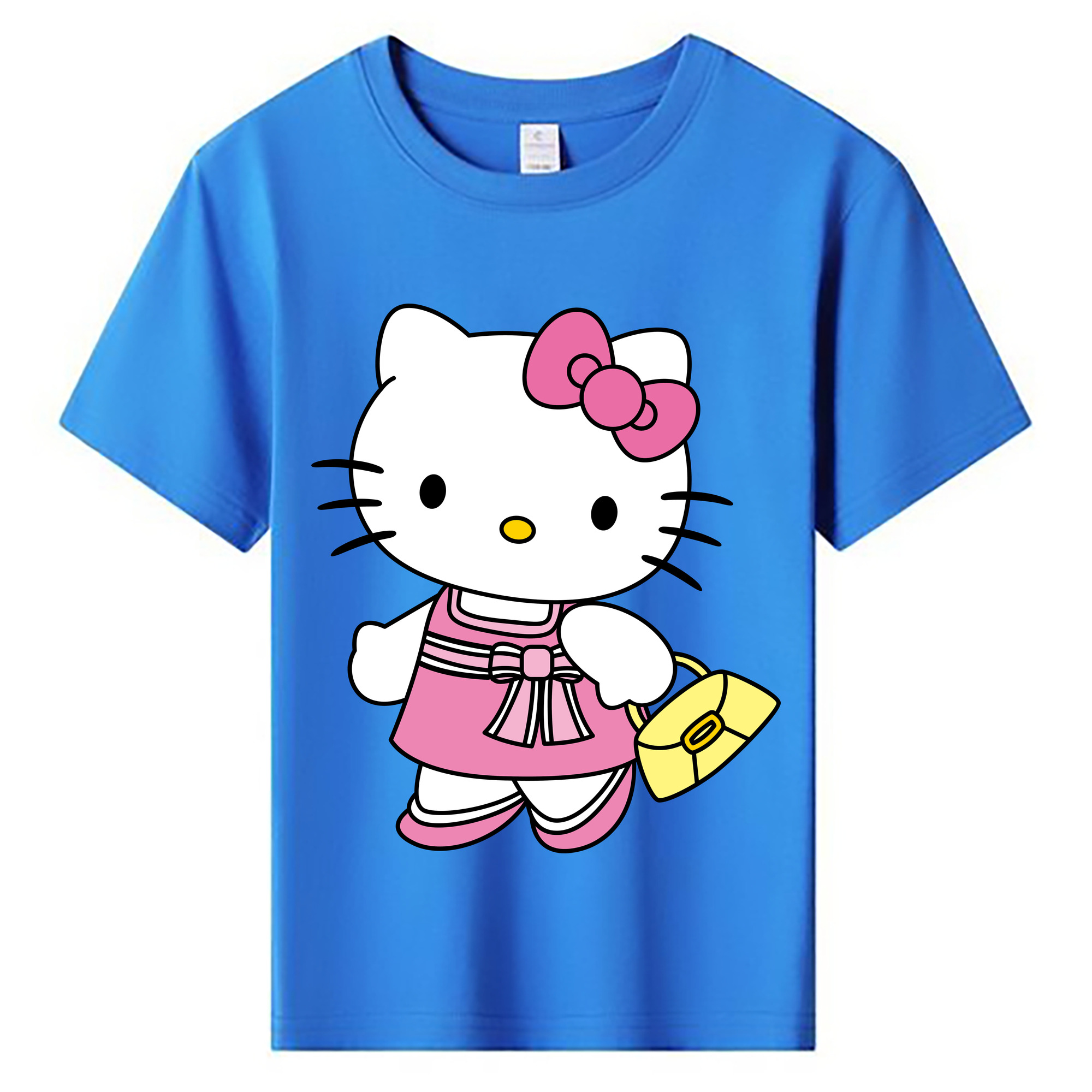 （画像用） Hello Kitty ハローキティ 綿100％キッズTシャツ（フロントプリント）
